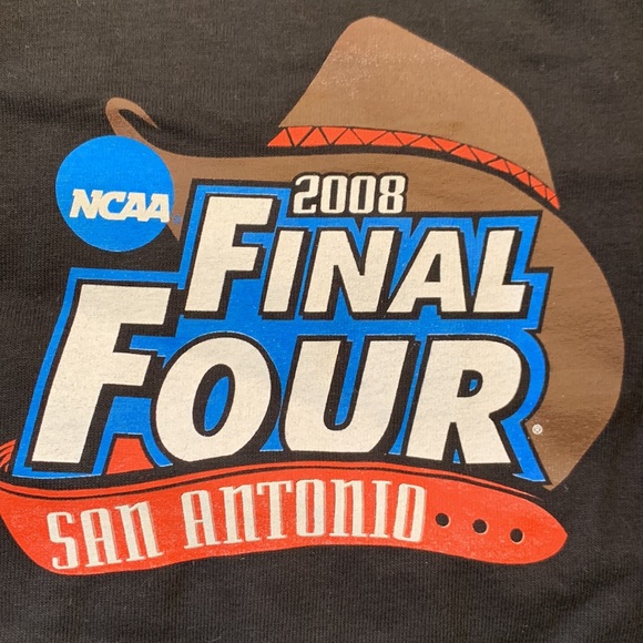NCAA 2008 Final Four San Antonio Coke Black Coca Cola Shirt Basketball NBA New - Picture 3 of 5